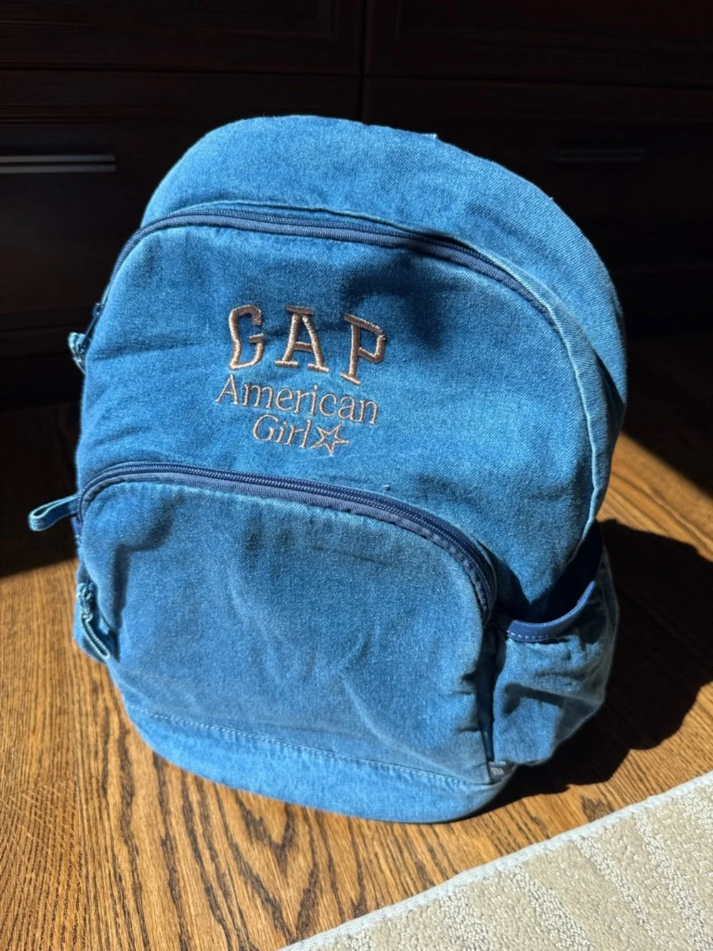American Girl x‎ GAP Denim Blue Kids Backpack